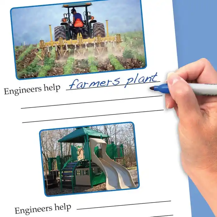Free Delivery NewPath Learning Write-On/Wipe-Off STEM Engineering Design Process Flip Chart Set, Grades K to 2